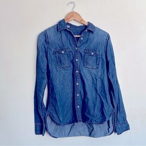 Dark Chambray Button Down